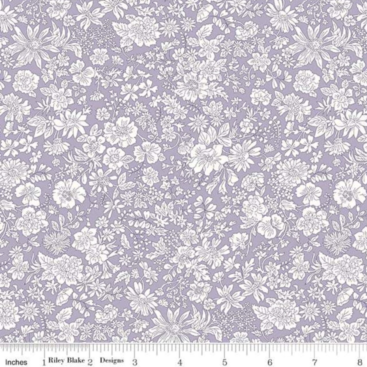 Emily Belle in Mauve (01666404a) | Emily Belle | Liberty Fabrics | Riley Blake